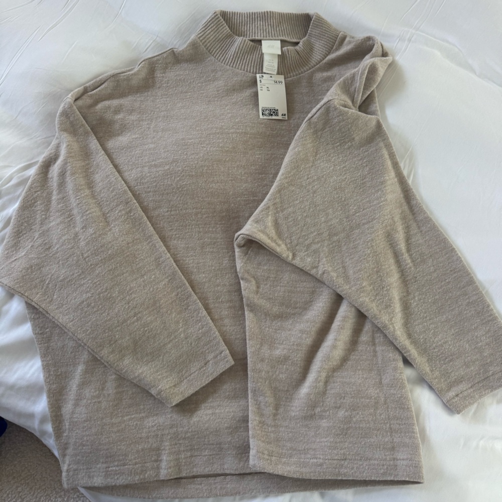 H&M Light Beige Knit Sweater